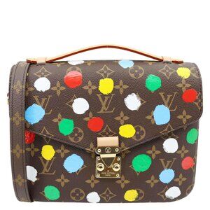 Louis Vuitton  LV x YK Dots Metis Pochette Monogram Painted Dots Crossbody Bag B
